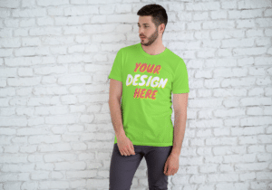 Cotton T-Shirt Kiwi Green