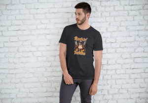 Rocking Budha Half Sleeve Model T-Shirt