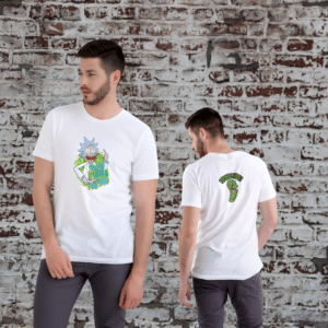 Pickle Rick Half Sleeve Model Tee