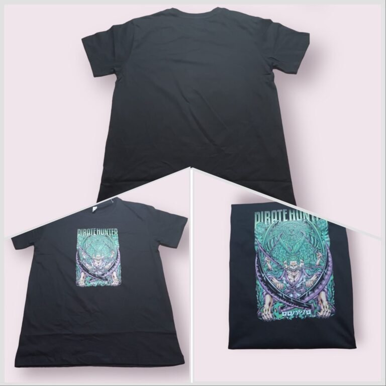 Zoro Two Sword Style Half Sleeve T-Shirt