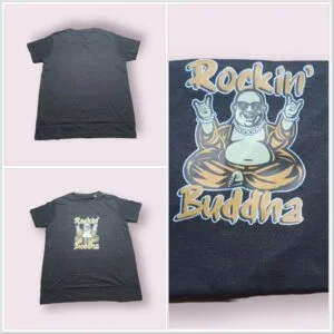 Rocking Budha Half Sleeve T-Shirt