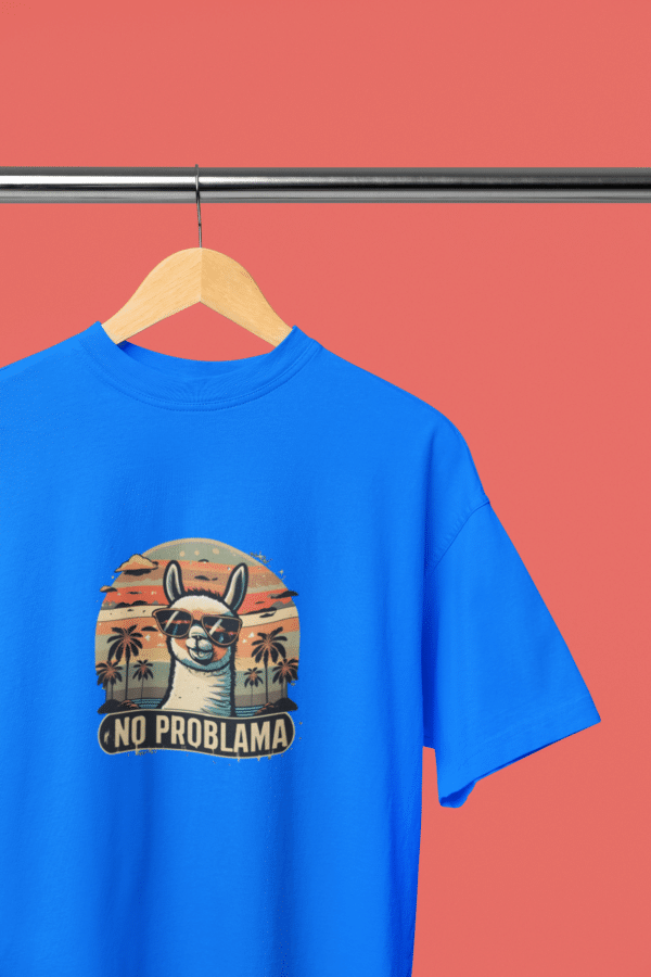 No Problama Half-Sleeve Cotton T-Shirt Front