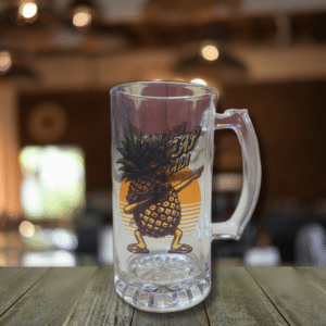 Tera Baap Aya - Crystal Clear Glass Beer Mug