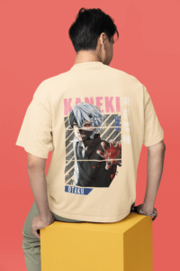 Tokyo Ghoul Oversized T-Shirt Model Back