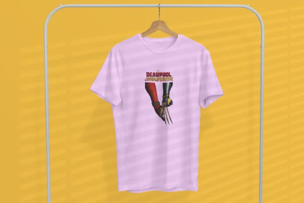 Deadpool Vs Wolverine T-Shirt Front