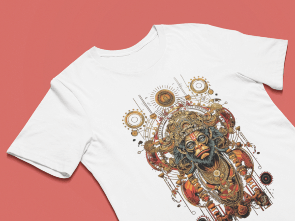 Divine Hanuman Half-Sleeve T-Shirt