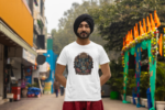 Steam Ganesh Half-Sleeve T-Shirt