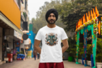 Divine Ganesh Half-Sleeve T-Shirt