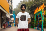 Shiv Meditating Half-Sleeve T-Shirt