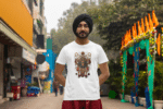 Divine Hanuman Half-Sleeve T-Shirt