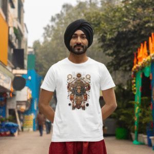 Divine Hanuman Half-Sleeve T-Shirt